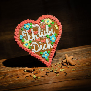 Großes Pfefferkuchen - Liebesherz